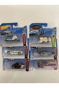 Rodracer 6 lı Metal Araba Küçük Arabalar Minik Araba set Renkli arabalar 8850 Klasik Araba ürün fotoğrafı