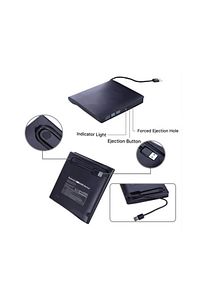 Harici Usb 3.0 Dvd Yazıcı Writer Portatif Cd Dvd Yazıcı Okuyucu Ultra Ince Cd Dvd Yazıcı Okuyucu ürün fotoğrafı