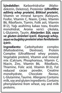 Pro Gainer 5 Kg Çikolata Aromalı Karbonhidrat Tozu ürün fotoğrafı