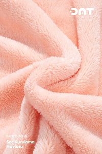 Kalın Mikrofiber Saç Havlusu Plaj Deniz Havuz Bonesi Kurulama Banyo Saç Kurutma Baş Havlusu Pembe ürün fotoğrafı