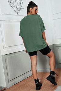 Unisex Kalp Baskılı T-shirt ürün fotoğrafı