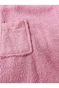 Kapüşonlu Ve Kemerli Pembe Pamuklu Erkek,kız Genç Çocuk Bornozu(KAPÜŞONLI,KELEBEK NAKIŞLI,YUMUŞAK) ürün fotoğrafı