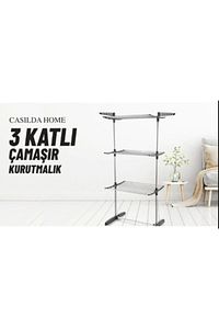 Casılda Home 3 Katlı Çamaşır Kurutmalık ürün fotoğrafı