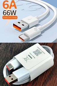 Xiaomi Turbo Hızlı Şarj Kablosu 5.0a 6.0a Type-c 33w 67w 120w Destekli Xiaomi Oppo Samsung Huawei ürün fotoğrafı