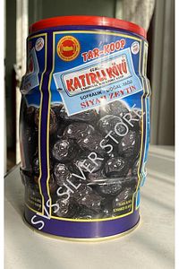 Gemlik Katırlı Köyü Kahvaltılık Siyah Zeytin Teneke 1 Kg ürün fotoğrafı