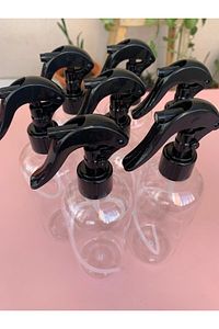 1 Adet Parfüm,kolonya,dezenfekten,ve Deterjan Için Boş Fısfıs Sprey Şişe 400 ml Şeffaf ürün fotoğrafı