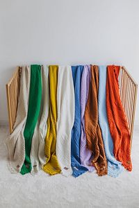 Su Yeşil Muslin Püsküllü 4katlı Müslin 110x110cm ürün fotoğrafı