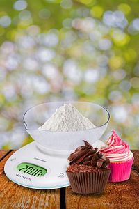 Ölçüm Geniş Led Ekranlı Dokunmatik Dijital Hassas 1gr-7kg Mutfak Tartısı Terazisi ürün fotoğrafı