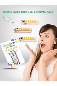 Google işletme Yorum Kartı 5 Yıldız Yorum Toplar ürün fotoğrafı