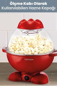 Patpat Geniş Hazneli Yağlı Yağsız Mısır Patlatma Pop Corn Makinesi ürün fotoğrafı