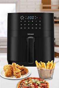 Smartfry Dijital Dokunmatik 1900 W 10 Ön Ayarlı 6 Litre Airfryer Yağsız Kızartma Sıcak Hava Fritöz ürün fotoğrafı
