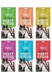 Meaty Sticks Karışık Ödül Maması Seti 3x5gr 6lı Paket ürün fotoğrafı