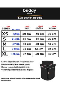 Kedi & Köpek Kıyafeti Elbiseleri Kıyafetleri - Baskısız Gri & Kırmızı 2'li Set Sweatshirt Hoodie ürün fotoğrafı