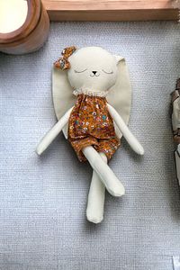 Tavşan Uyku Arkadaşı - Kız Bebek Oyun Uyku Arkadaşı ürün fotoğrafı