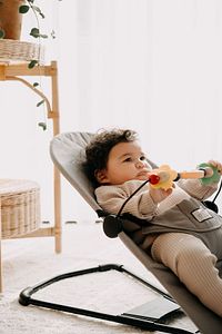 Oyuncaklı Premium Cotton Bebekler Için Üç Kademeli Kolay Taşınabilir Sallanan Ana Kucağı -gri ürün fotoğrafı