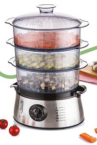 Dietist 800 Watt 8,4l Kapasite 60 Dakika Zamanlayıcı Bpa Free Buharlı Pişirici ürün fotoğrafı