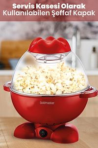 Patpat Geniş Hazneli Yağlı Yağsız Mısır Patlatma Pop Corn Makinesi ürün fotoğrafı