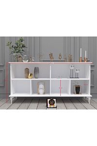 Celta Konsol,TV Ünitesi,Dekoratif Dolap,Vitrin,%100 MDF,Kolay Kurulum ürün fotoğrafı