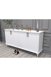 Celta Konsol,TV Ünitesi,Dekoratif Dolap,Vitrin,%100 MDF,Kolay Kurulum ürün fotoğrafı