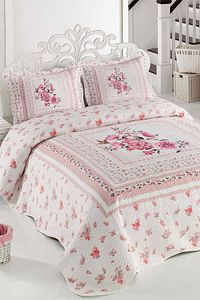 Çift Kişilik Microfiber Kapitone Yatak Örtüsü Thalia ürün fotoğrafı