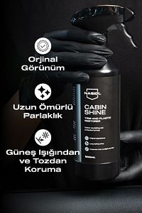 Cabinshine Trim ve Plastik Korucuyu/Yenileyici-500ml-Plastik Yüzey,Torpido Parlatıcı Bakımı ürün fotoğrafı