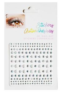 Vücut Ve Yüz Taşı Stickers Tırnak Makyaj Taşı Yapışkan Festival Taşı Kristal Yüz Taşları ürün fotoğrafı