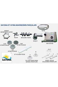 S-3500d Turbo Force Et Kıyma Makinesi 1800w ürün fotoğrafı