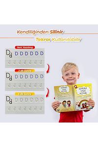 Eso Sihirli Yazı Ve Sayı Kitabı - Eğitici Ve Eğlenceli Aktivite Kitabı - Oluklu- (3-7 Yaş ) ürün fotoğrafı