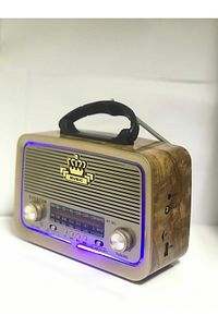 Shop-rt-301 Nostaljik Görünümlü Ahşap Bluetoothlu Mp3 Çalar Radyo Müzik Kutusu ürün fotoğrafı