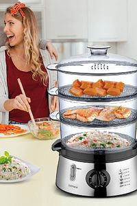 Biofit 60 Dakika Zaman Ayarlı Buharlı Pişirici Gm7268 ürün fotoğrafı