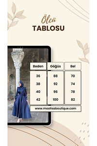 Bera Abiye Lacivert ürün fotoğrafı