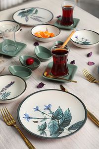 Çiçek Bahçesi Kahvaltı Takımı 21 Parça 4 Kişilik - 18939-40-42-43 ürün fotoğrafı