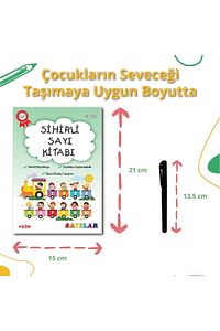 Eso Sihirli Yazı Ve Sayı Kitabı - Eğitici Ve Eğlenceli Aktivite Kitabı - Oluklu- (3-7 Yaş ) ürün fotoğrafı
