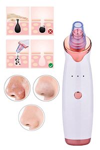 5 Başlıklı Cilt Temizleme Vakum Aleti Multifunctional Cleaning Instrument Kırmızı-beyaz Detay ürün fotoğrafı