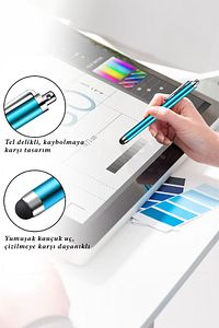 Tablet Akıllı Tahta Dokunmatik Kalem Tüm Dokunmatik Yüzeylerde Çalışır Dokunmatik Uçlu Akıllı Kalem ürün fotoğrafı