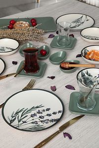 Çiçek Bahçesi Kahvaltı Takımı 21 Parça 4 Kişilik - 18939-40-42-43 ürün fotoğrafı