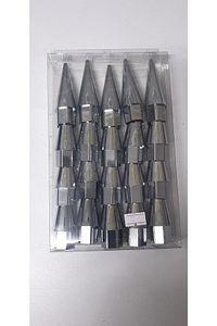 Sivri Mermi Bijon Kapağı Krom 19mm ürün fotoğrafı