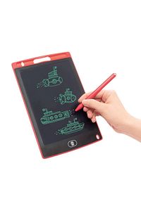 Grafik Digital Çocuk Yazı Tahtası Çizim Tableti Lcd 8.5 Inc Yüksek Kalite Kırmızı ürün fotoğrafı