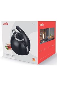 Siyah Dijital Göstergeli 1.7L Wifi & Bluetooth Dokunmatik Tuya Destekli Akıllı Su Isıtıcısı/ Kettle ürün fotoğrafı