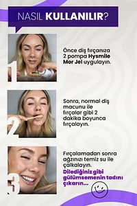 Mor Diş Beyazlatma Jeli (V34) & Mor Karbon Diş Beyazlatma Tozu ürün fotoğrafı