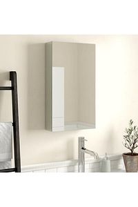 Tek Kapaklı %100 Suntalan Aynalı Banyo Dolabı Üst Modülü Beyaz Suntalam Üst Modül 60x40 ürün fotoğrafı