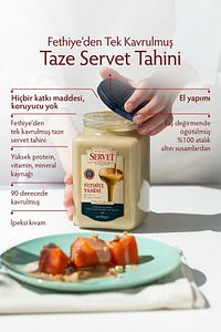 Tek Kavrulmuş Taze Fethiye Tahini - 950 gr ürün fotoğrafı