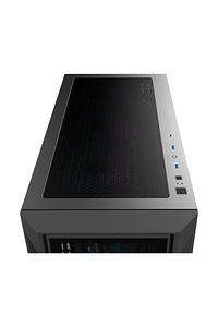 PONOS Ultra MS4 Menteşeli Temperli Cam Yan Panel 4x12cm  ARGB LED USB 3.0 Type-C ATX Kasa ürün fotoğrafı