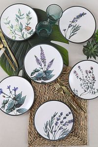 Çiçek Bahçesi Pasta Tabağı 20 Cm 6 Adet - 18938-39-40-41-42-43 ürün fotoğrafı