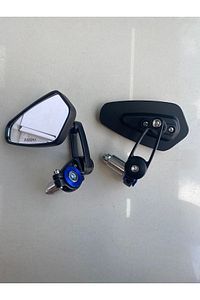 Motosiklet Gidon Aynası Mavi Mavi Cam ürün fotoğrafı
