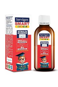 Smart Kids Sıvı Form - Sitikolin DHA Omega 3 Norveç Balık Yağı ve B12 - 150 ml ürün fotoğrafı