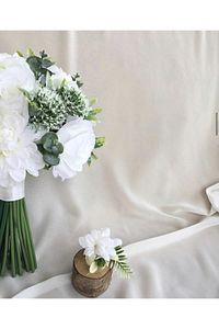 Gelin Buket’i Ve Yaka Çiçeği ürün fotoğrafı