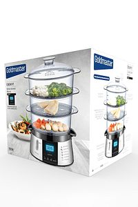 Cookfit Dijital Ekranlı 120 Dakika Zaman Ayarlı 10 Litre Dijital Buharlı Pişirici ürün fotoğrafı