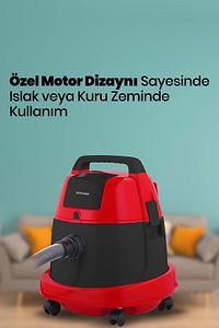 Tozkoparan 2200 Watt Islak Kuru 20 Litre Kapasiteli Yıkanabilir Toz Torbalı Küre Elektrikli Süpürge ürün fotoğrafı
