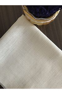 Marka Linen Etamin Punch Ve Pano Kumaşı Krem 100x80 ürün fotoğrafı